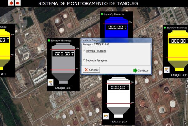 Sistema de Pesagem para tanques e silos