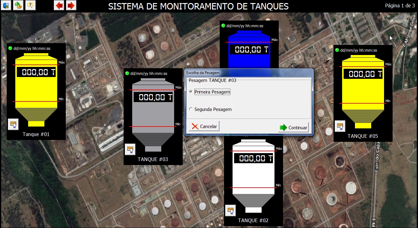 Sistema de Pesagem para tanques e silos